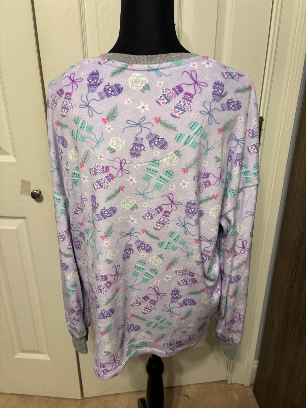 Cuddl Duds Crystal Fleece Pajama Set - Picture 5 of 10
